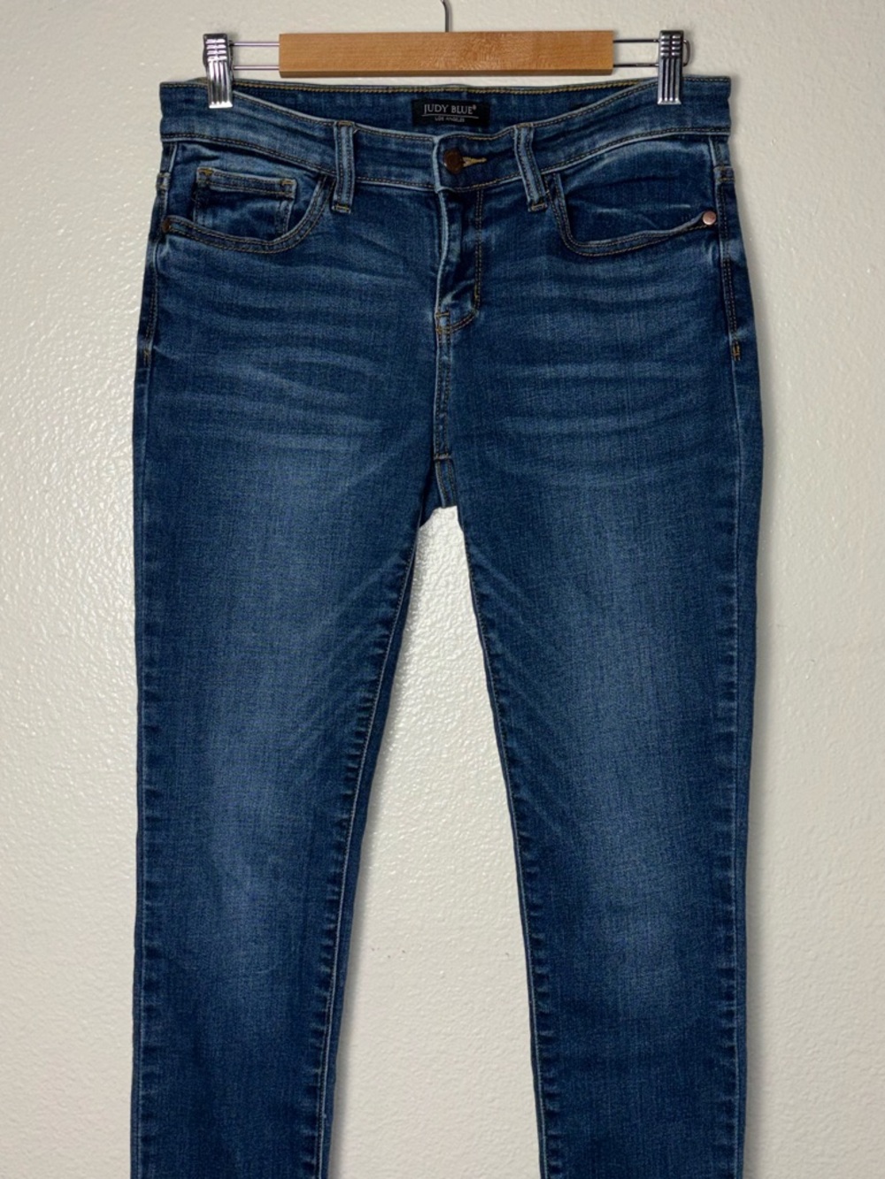 Judy Blue Bristol Sienna Handsand Skinny Jeans Medium Wash Woman's 9 JB82106MD - Picture 6 of 16